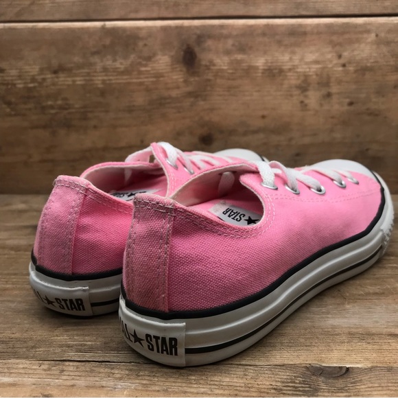 Converse Chuck Taylor Shoes YOUTH Size 3 All Star Low Top Pink Sneakers 337836F - Picture 2 of 8